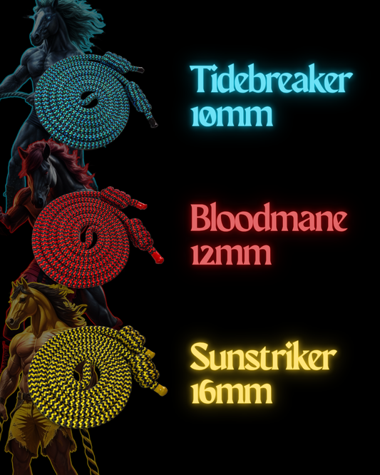 🔥 Bloodmane – 12mm Darkhorse Series Rope