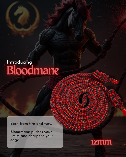 🔥 Bloodmane – 12mm Darkhorse Series Rope