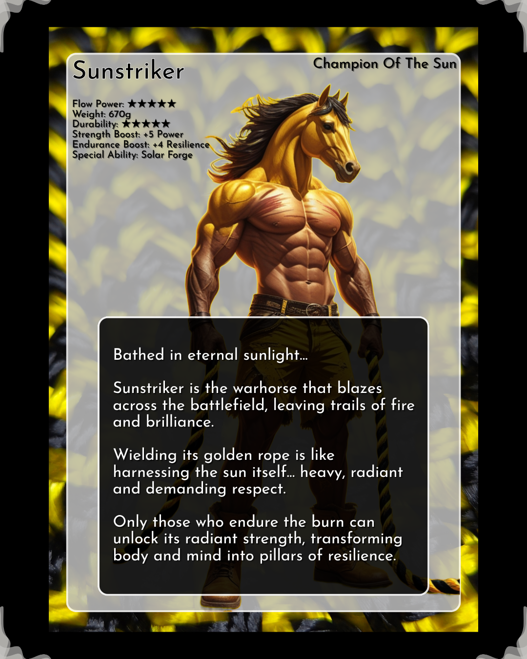 ☀️ Sunstriker – 16mm Darkhorse Series Rope