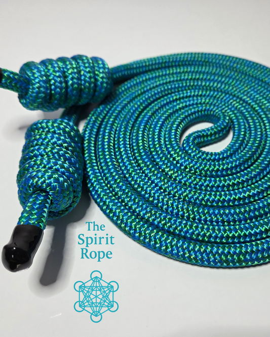 Spirit Rope – 10mm Vibrant Turquoise (Lightweight Flow Rope)