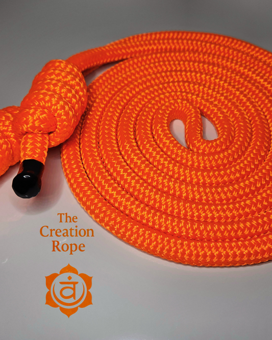 Creation Rope – 12mm Vibrant Orange (Strength And Spiral Power Rope)