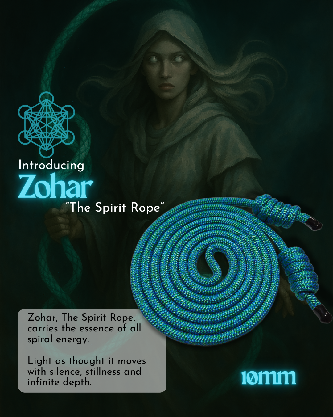 Zohar, The Spirit Rope – 10mm Spiritflow Series – The Rope Flow Guy
