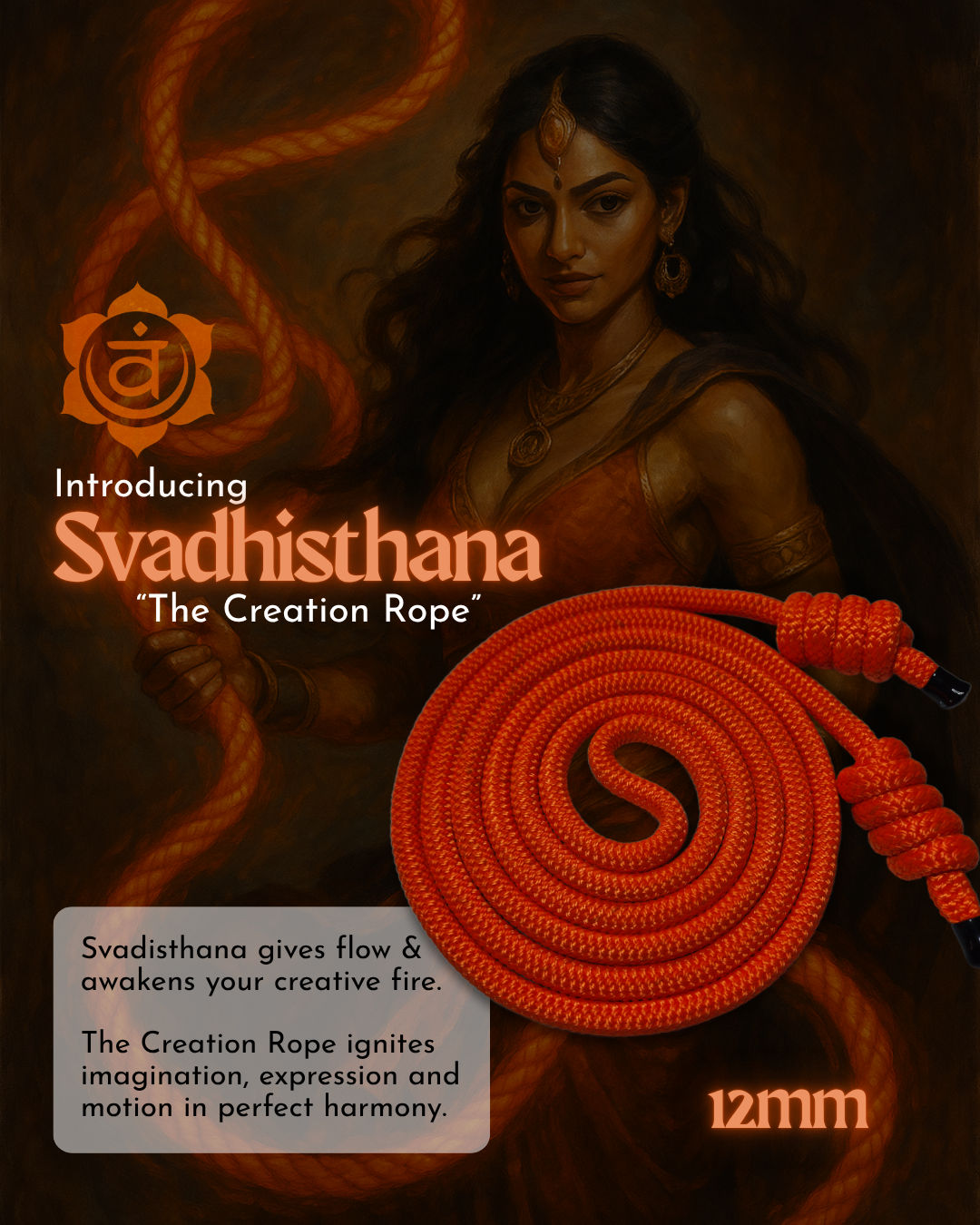 Svadhisthana, The Creation Rope – 12mm Spiritflow Series